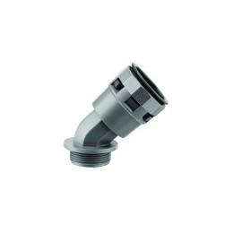 Муфта 45 грд. труба-коробка DN 36 мм, М40х1,5, полиамид, цвет черный PAL36M40N DKC
