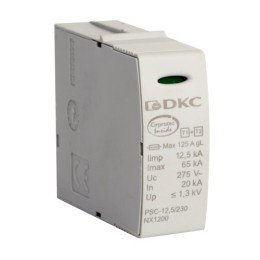 Сменный модуль к УЗИП, класс I+II, L-N, NX1200 DKC
