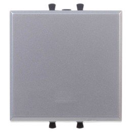 Кнопка одноклавишная модульная, "Avanti", "Закаленная сталь", 2 модуля 4404152 DKC
