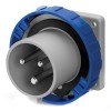 DIS2483293 ДКС - Вилка панельная прямая IP67 32А 2P+E 250В