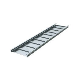 Лоток листовой неперфорированный 80х500, лонжерон 2 мм, L 3м, горячий цинк UNH385HDZ DKC
