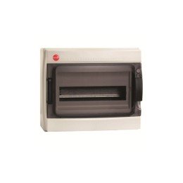 Щиток настен.с двер.12мод.,IP65,сер., с усил. клем.блок.1х87312 85712 DKC