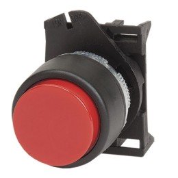 Кнопка выпуклая прозрачная без фиксации, красная ABDLR1 DKC
