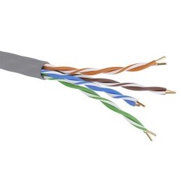 Кабель CAT 5e, U/UTP, Hг(A)-LSLTx, бухта 305м, серый RN5EUUA03GY DKC