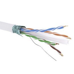 Кабель CAT 6, F/UTP, нг(А)-HF, бухта 305м, белый RN6FUA01WH DKC