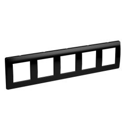 Рамка на 2+2+2+2+2 модуля (пятиместная), черная 75015B DKC
