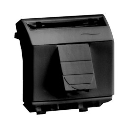 Ком.роз. RJ45 кат.5e экран. (8P8C, Hyperline, Dual IDC: 110&Krone) Brava, черн., 2мод 77450N DKC
