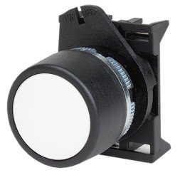 Кнопка плоская без фиксации, белая ABHTR5 DKC
