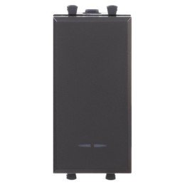 Кнопка модульная, "Avanti", "Черный матовый", 1 модуль 4412151 DKC
