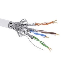 Кабель CAT 6, S/FTP, нг(А)-HF, бухта 305м, белый RN6SFA01WH DKC
