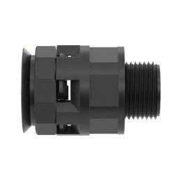 Муфта труба-коробка DN 17 мм, М20х1,5, полиамид, цвет черный PAM17M20N DKC
