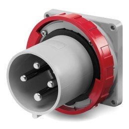 Вилка панельная прямая IP67 63А 3P+E 400В DIS2466396 DKC
