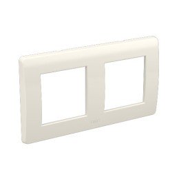 Рамка на 2+2 модуля (двухместная), белая, RAL9010 75012W DKC
