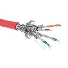 Кабель CAT 6A, S/FTP, нг(А)-FRHF, бухта 500м, красный RN6ASFA04RD DKC