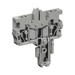 Разъем типа гнездо, с пружинным зажимом на 2 контакта для клемм типа HVPC. Серый. 2,5 кв. мм. ZHVP910GR DKC
