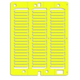 Маркировка для провода, жесткая, для трубочек. 4х23мм. Желтая NUT23Y DKC
