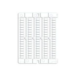 Маркировка для клемм, жесткая, 5х10мм. Период 6мм. Белая NUL1061 DKC