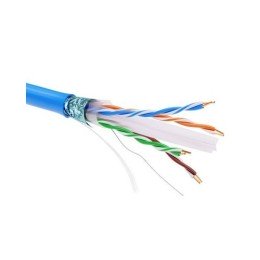 Информационный кабель экранированый F/UTP 4х2 CAT6, PVC, синий RN6FUPV3BL DKC