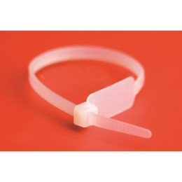 Хомут P6.6 маркировочный, белый, 4,8х190, табличка 28х13 252190-M DKC
