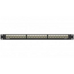 Патч-панель 19",1U,CAT6А, 24 модуля RJ45, неэкранированная RN6APPU24 DKC
