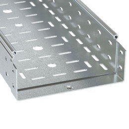 Лоток перфорированный 300х80 L 3000 толщ. 1,0 мм, цинк-ламельный 3530510ZL DKC
