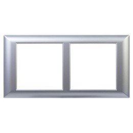 Рамка-суппорт "Avanti" для "In-liner Front",  серебристый металлик, 4модуля 4404914 DKC
