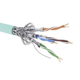 Кабель CAT 6A, S/FTP, нг(А)-HF, бухта 500м, аква RN6ASFA01AQ DKC