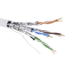 Кабель CAT 6, U/FTP, нг(А)-HF, бухта 305м, белый RN6UFA01WH DKC
