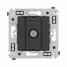 Розетка TV оконечная в стену, "Avanti", "Черный матовый" 4412523 DKC
