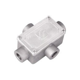 Коробка ответвительная алюминиевая, 4 ввода, М32х1,5 ,IP55,146х81х57мм 6430-32A DKC
