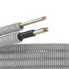9V91650 ДКС - Труба ПВХ гибкая гофрированная д.16 мм с проводом РЭК ГОСТ+ ПВ-1(ПуВ)3*2,5, 50м
