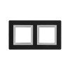 4402834 ДКС - Рамка из алюминия, "Avanti", черная, 4 модуля
