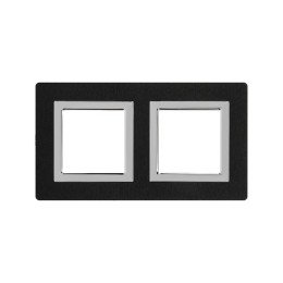 Рамка из алюминия, "Avanti", черная, 4 модуля 4402834 DKC
