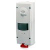 DIS5683286RW ДКС - Розетка с механической блокировкой и предустановленным модульным оборудованием. 3P+E, 32А (УЗО 40А, 30 мА), IP67