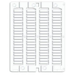 Маркировка для провода, жесткая, для трубочек. 4х15мм. Белая NUT15 DKC