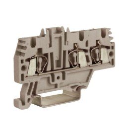 HMM.2/1+2GR, проходной зажим 2,5 кв.мм серый 1 ввод/2 вывода ZHM510GR DKC
