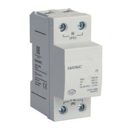 УЗИП, класс I, 1-полюсный, N-PE, 100кА NX1012 DKC
