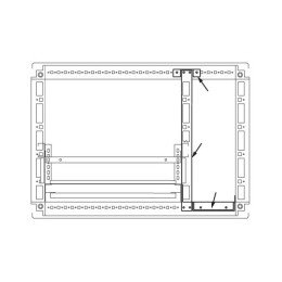 Комплект для создания кабельного отсека, для шкафов DAE/CQE1800 x 600 R5PFI1860 DKC