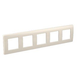 Рамка на 2+2+2+2+2 модуля (пятиместная), слоновая кость, RAL9001 75015O DKC
