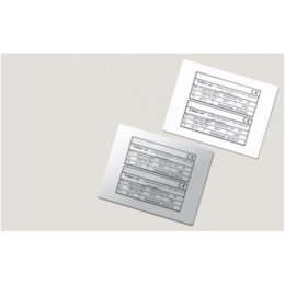 Табличка полужесткая для маркировки оболочек. Клейкое основание. ПВХ. Зеленая TASE60100AG DKC
