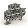 ZEFD220GR ДКС - Двухуровневая клемма 2,5 кв.мм с заземлением в нижнем ярусе
