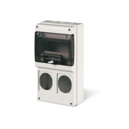 Корпус на 8 модулей и 2 поста с основанием 70х87 мм. Тип M340 DIS6722300 DKC
