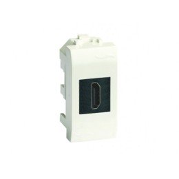 HDMI розетка, Brava, слон кость, 1 мод. 75100S DKC
