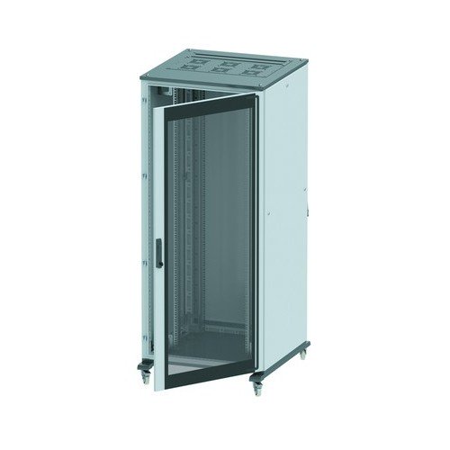 R5IT4268GS ДКС - Напольный шкаф 42U Ш600хГ800 передняя дверь стекло, задняя глухая дверь,крыша укомплектована вводом и заглушками
