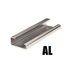 Дин-рейка алюминиевая, с насечкой G1, 32х15мм. 02120AL DKC
