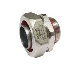Взрывозащищенная Ex e муфта металлорукав-коробка. DN40 мм. M40х1,5.Никелированная латунь. IP66/67 EX6014-40A DKC
