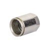 6112-A32 ДКС - Муфта труба-коробка д.32мм, IP66/IP67, М32х1,5, внутренняя резьба, никелированная латунь
