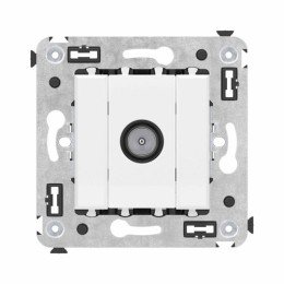 Розетка TV оконечная в стену, "Avanti", "Белое облако" 4400523 DKC
