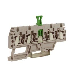 HMM.2/2+2/SGR, проходной зажим, 2 ввод/2 вывода, серый 2,5 кв.мм, с размыкателем ZHMS10GR DKC
