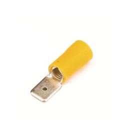 Наконечник плоский с изолир.фланцем (вилка) 2,5-6 кв.мм 6,3х0,8 мм (РПИ-П) 2C22P DKC
